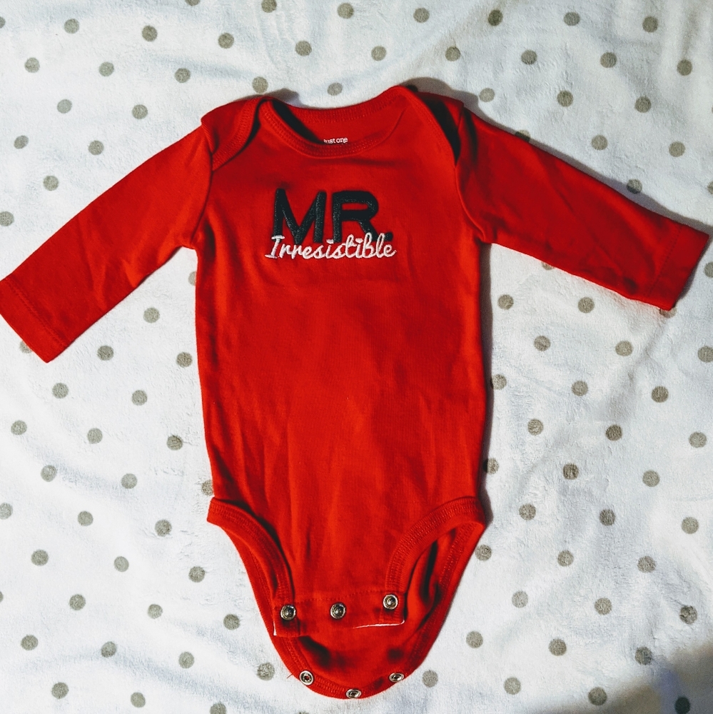 Valentine's Day shirt! 3 months